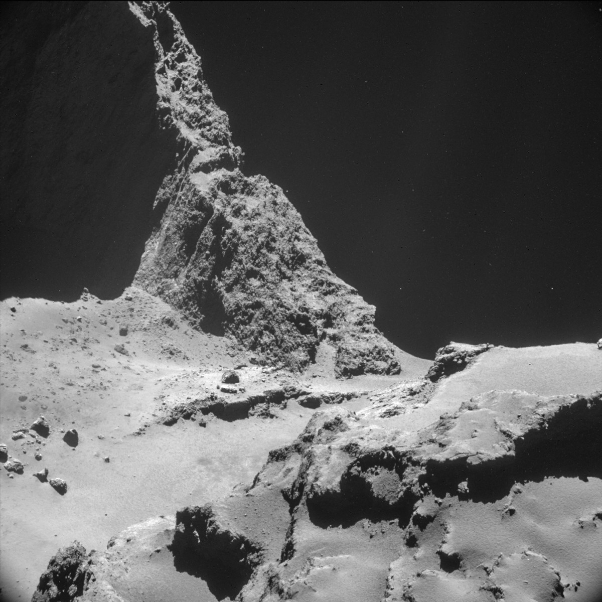 Rosetta Mision. Fot. ESA/Rosetta/ NAVCAM – CC BY-SA IGO 3.0