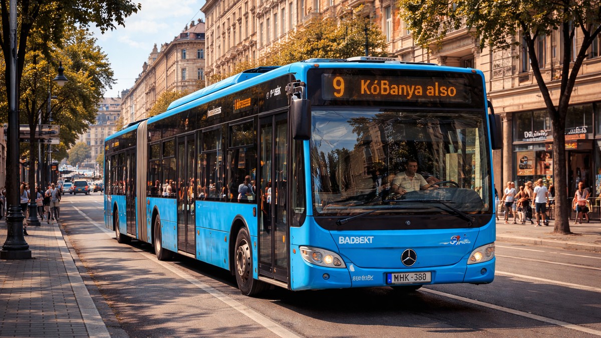 Gradski prevoz u Mađarskoj - ilustracija