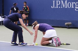 Chwile grozy na US Open. Johanna Konta zemdlała na korcie