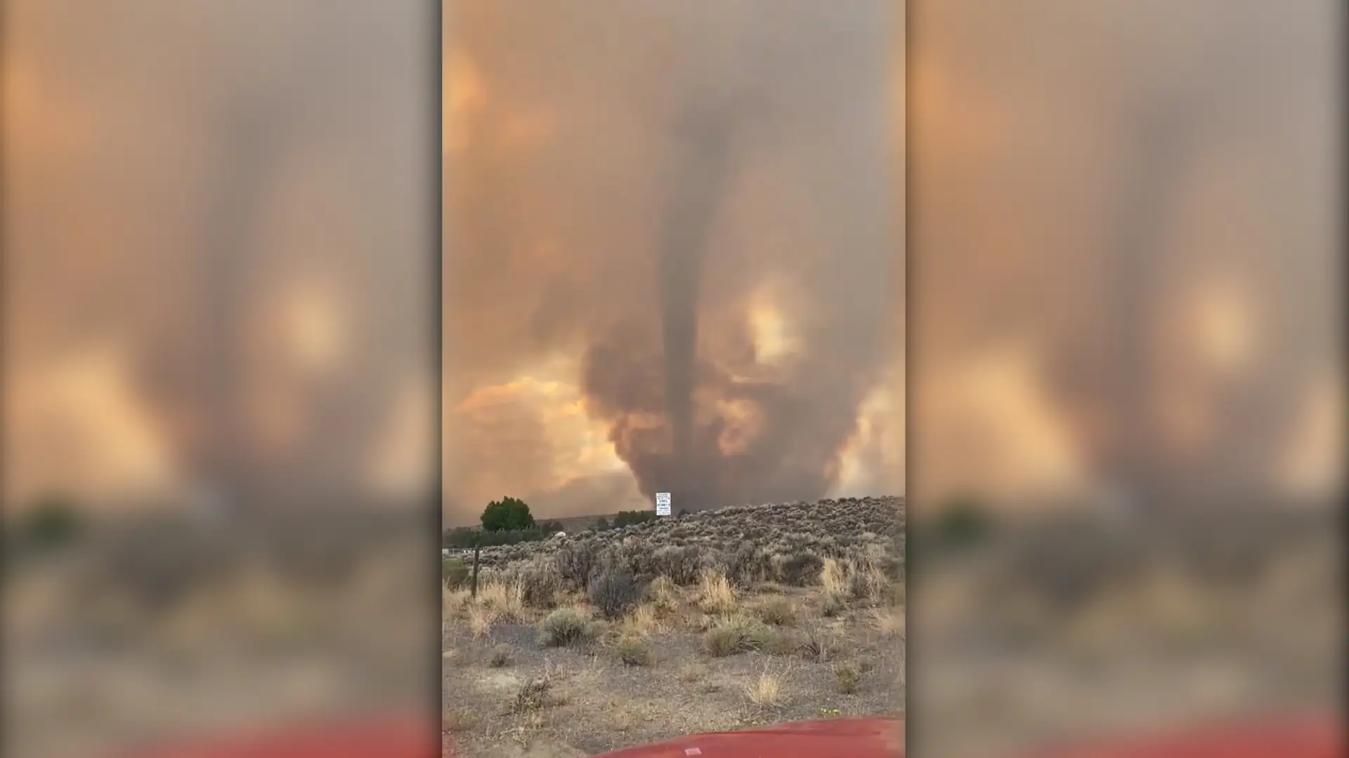 Ogniste tornado w USA. Udało się nagrać rzadkie niszczycielskie zjawisko