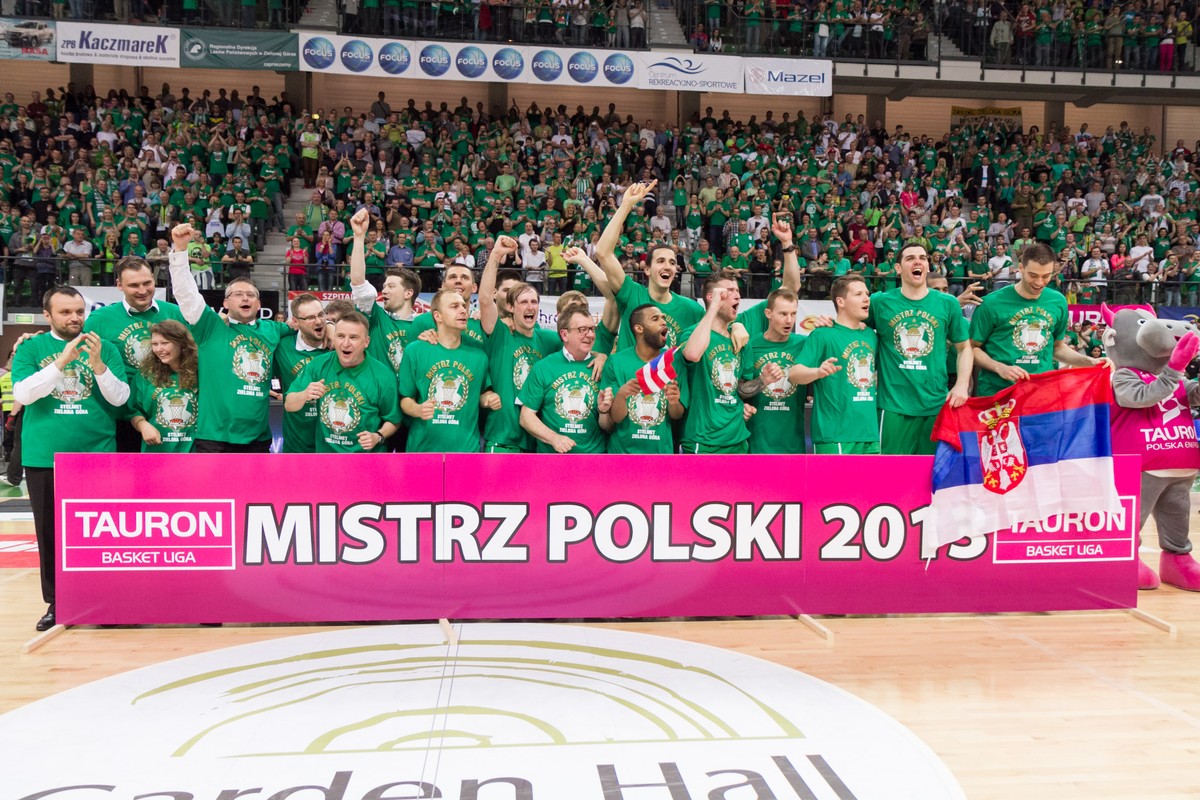 Koszykarze Stelmetu Zielona Góra mistrzami Polski