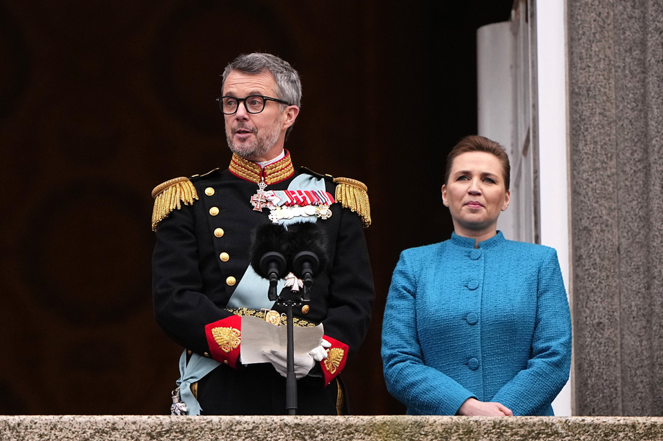 Abdykacja Małgorzaty II. Fryderyk X i premier Danii Mette Frederiksen
