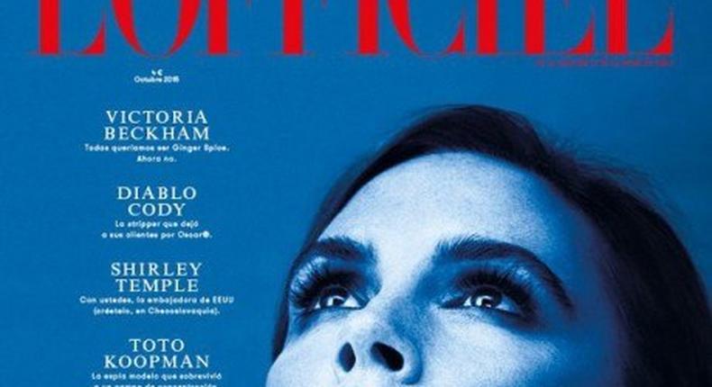 Victoria Beckham covers L'Officiel Spain Magazine