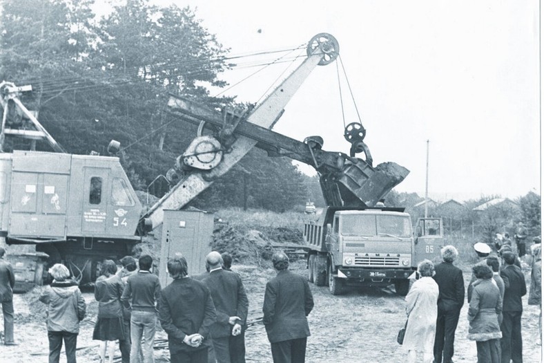 Rozpoczęcie budowy elektrowni Daugavpils. 10 lipca 1979 r.