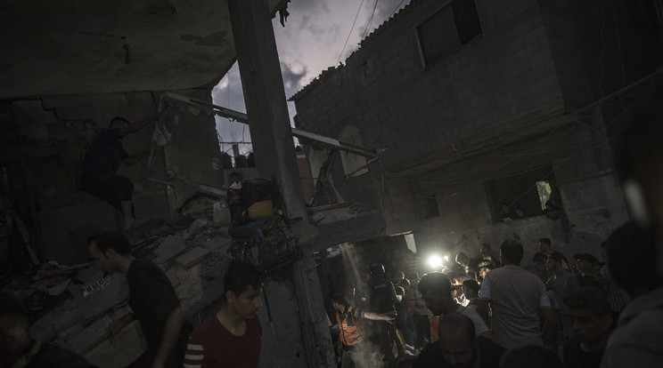 Túszokat tarthatott fogva a Hamász egy gázai kórház alatt / Illusztráció: MTI/EPA/HAITHAM IMAD