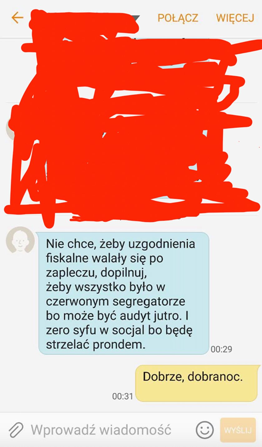 Skandaliczne SMS-y kierowniczki sklepu. Tak traktowała podwładne