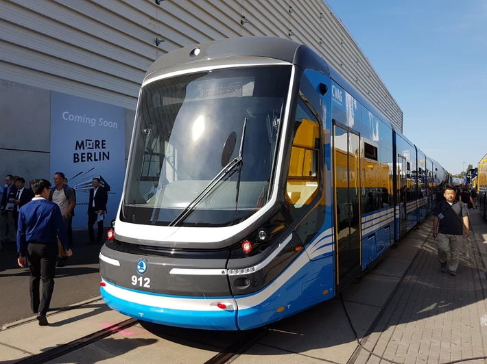 Tramwaj Forcity Classic wyprodukowany przez Skodę dla miasta Chemnitz.