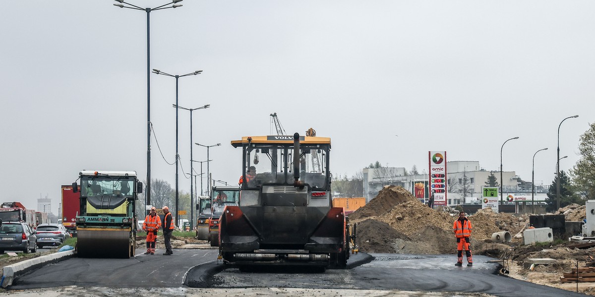 Budowa linii tramwajowej do Górki Narodowej.