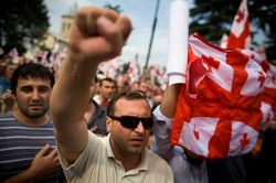 150 tysięcy gardeł skanduje "Gruzja"