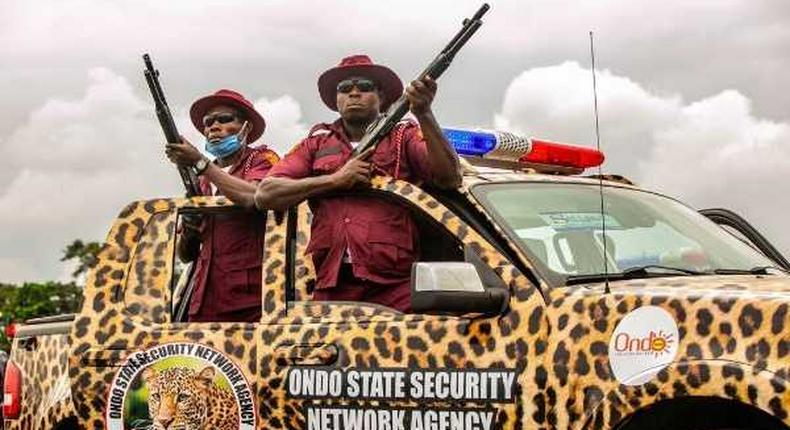 The Amotekun Corps was launched as a security outfit for each state in the South-West region was launched  (Autojosh)
