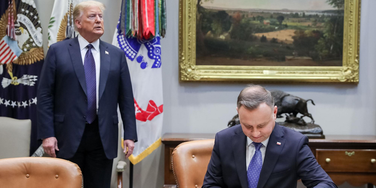 Donald Trump i Andrzej Duda