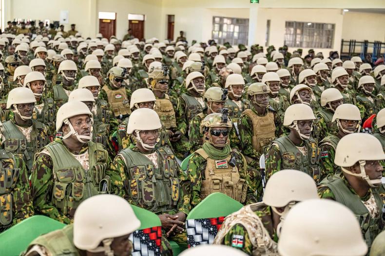 President William Ruto on Monday officially commissioned the deployment of the first batch of 400 Kenyan police officers to Haiti.