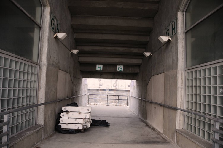 Zdjęcie z przebudowy Stadionu Śląskiego - wejścia na stadion