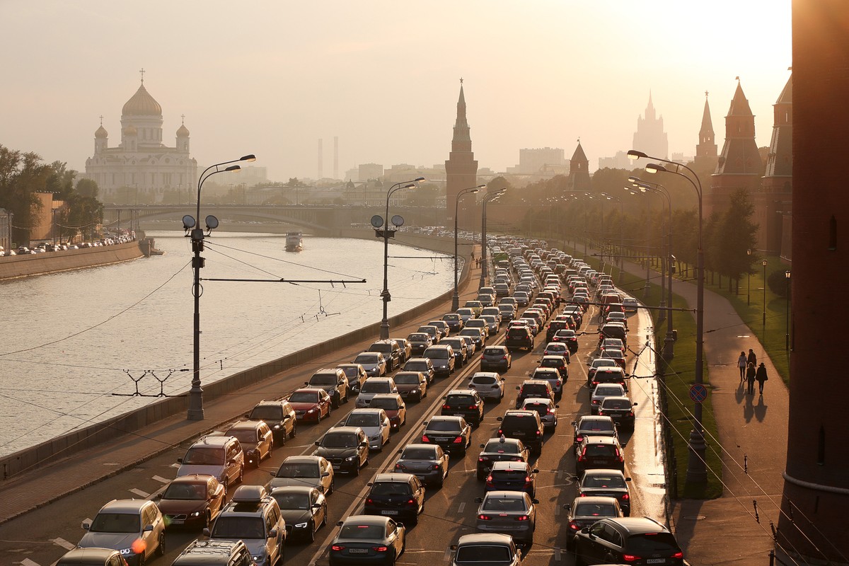 Moskwa o zmierzchu, 12.09.2013