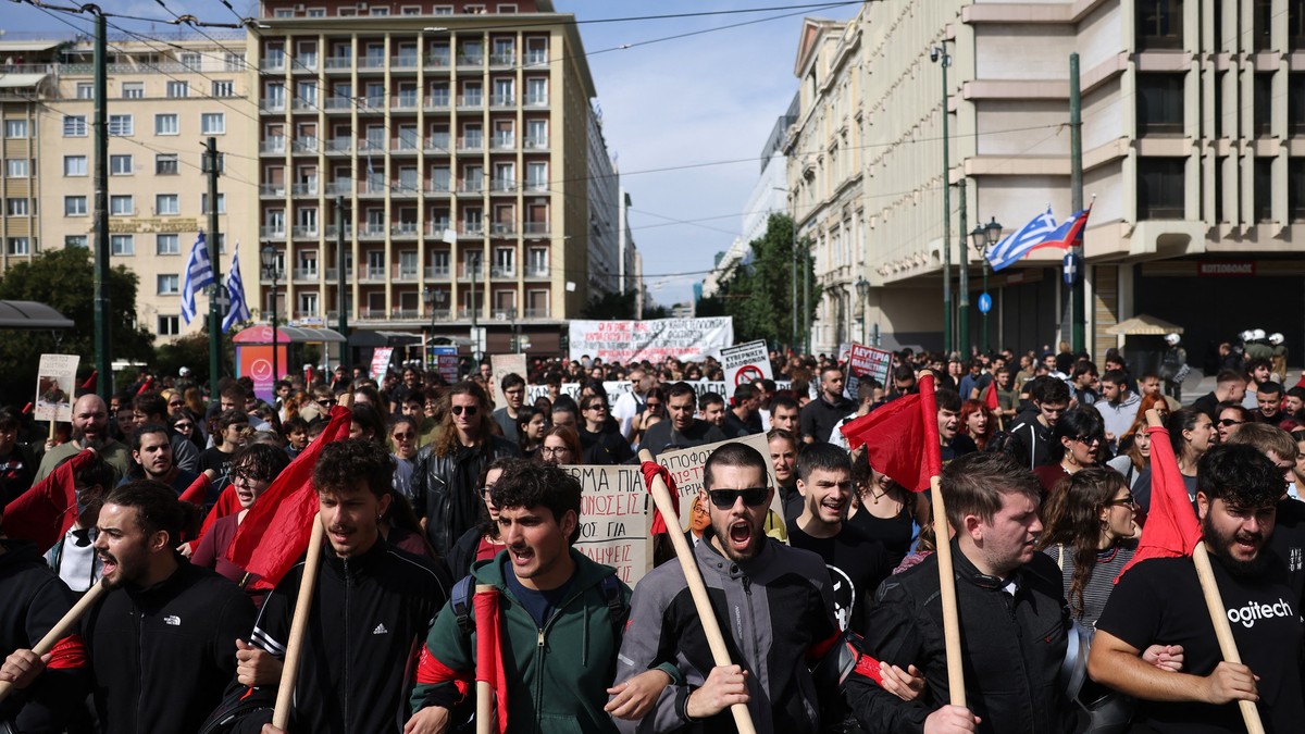 Protesti u Atini, 16.oktobar 2025.