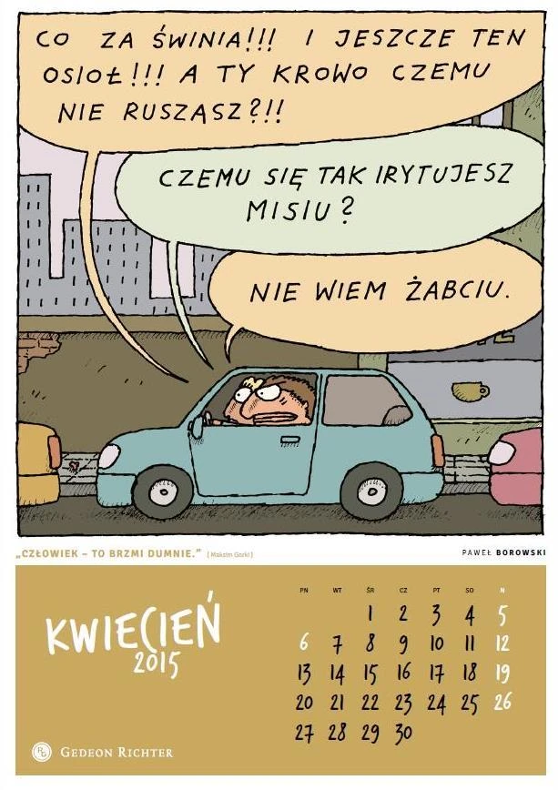 Kwiecień: Paweł Borkowski