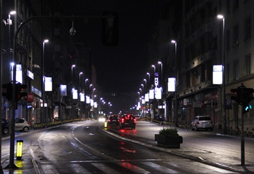 Osvetljena Brankova ulica