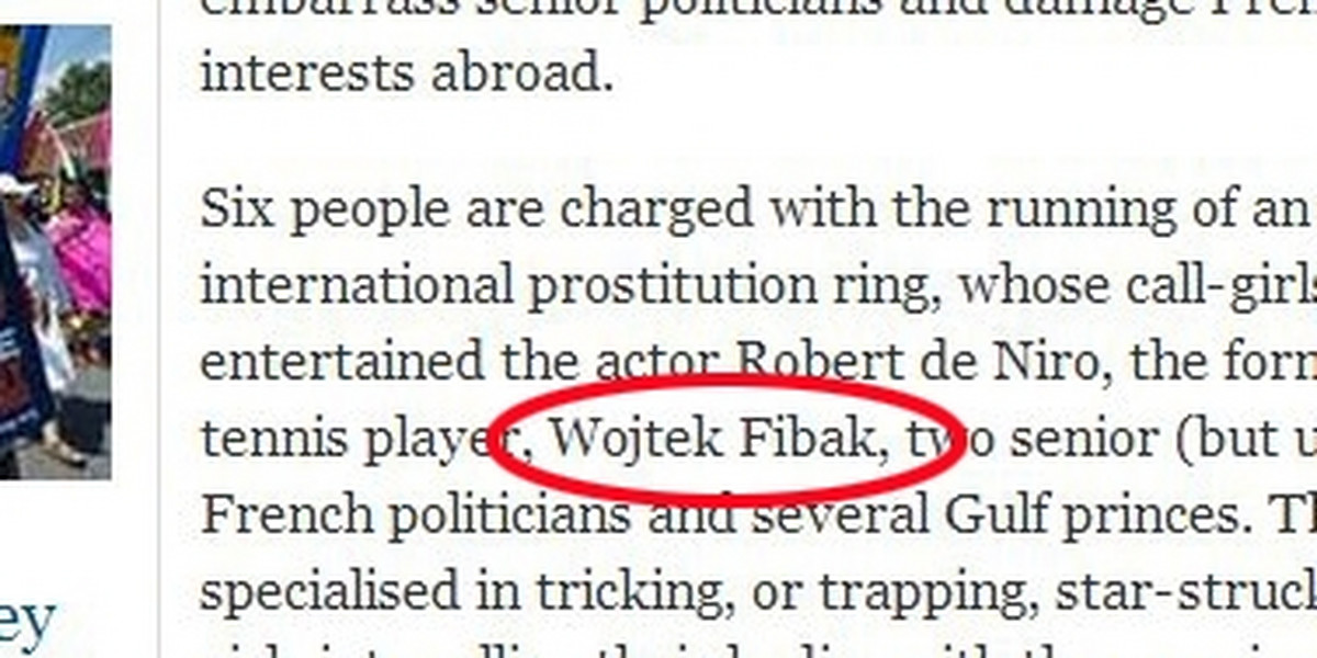 Artykuł o Wojciechu Fibaku