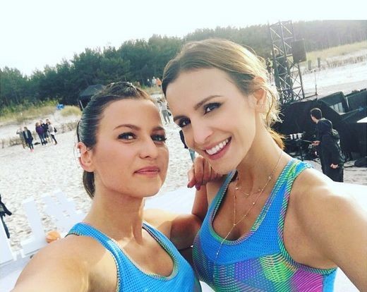 Anna Lewandowska i Sara Boruc