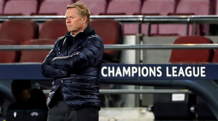 A sokszor higgadt Ronald Koeman is elveszítette a fejét. / Fotó: EPA/Alberto Estevez