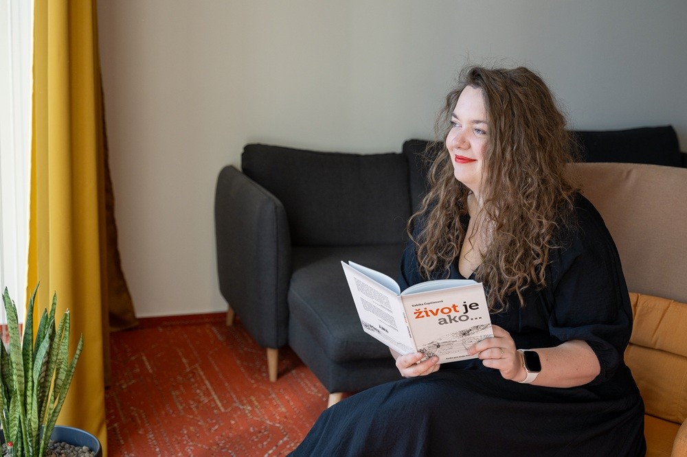 Gabika Mihaličková a jej prvá kniha Život je ako…