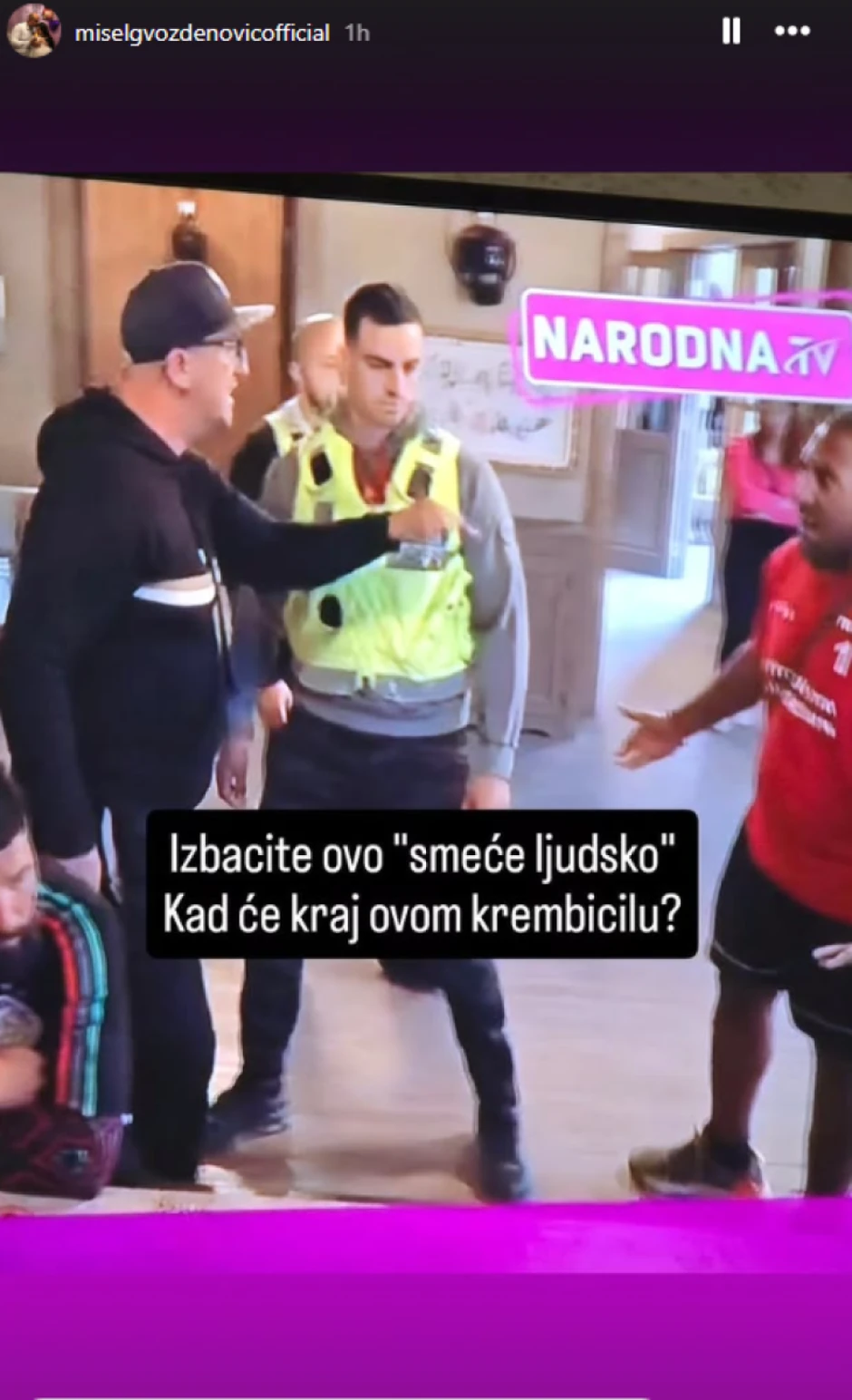 Mišel proziva Kristijana