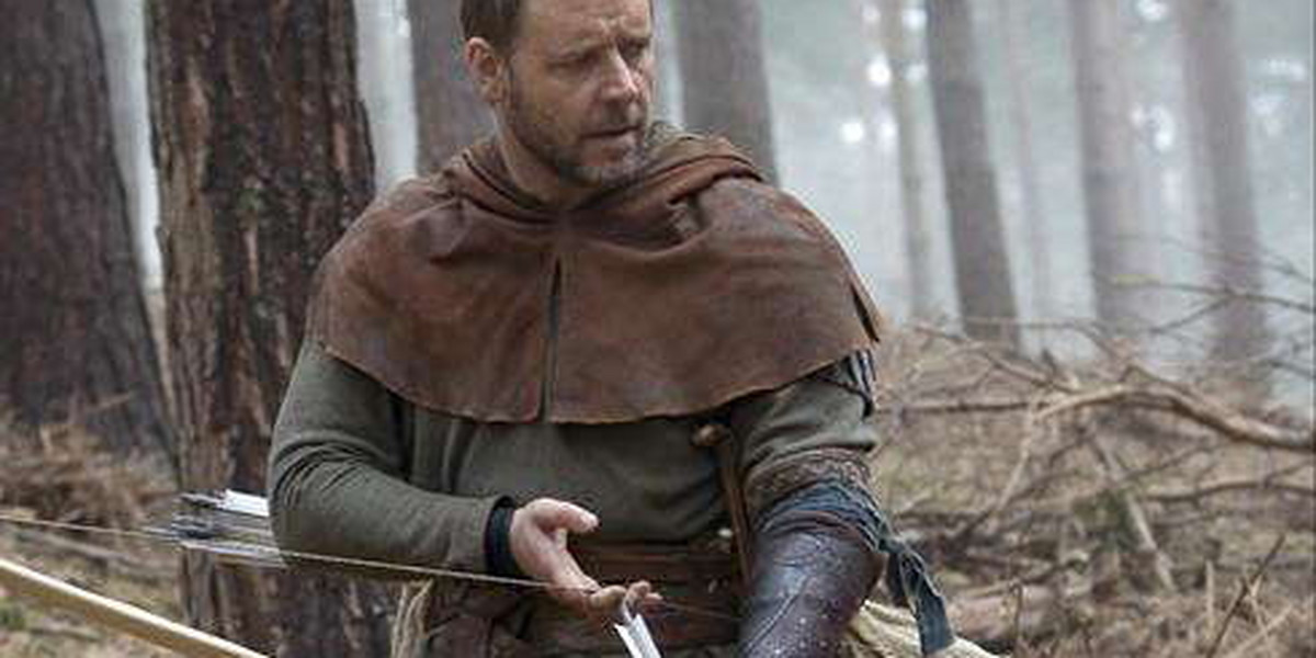 Crowe jako Robin Hood