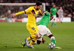 Liga hiszpańska: Dwie czerwone kartki, pięć goli i trzy asysty Messiego [WIDEO]