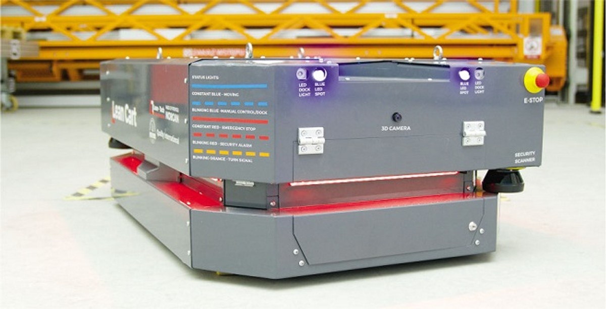 Innowacyjny robot AVG LeanCart
