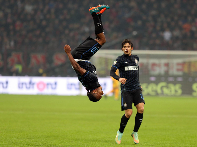 Tak się robi salto! W ten sposób Joel Obi cieszył się z gola strzelonego AC Milan. ZDJĘCIA