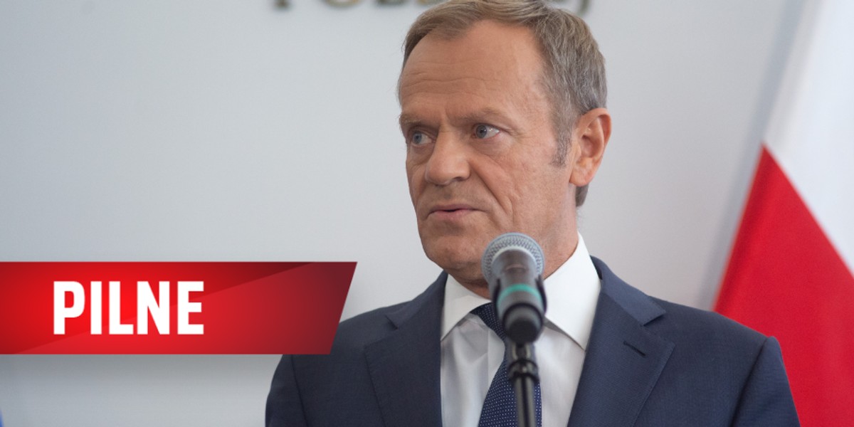 Donald Tusk pilne