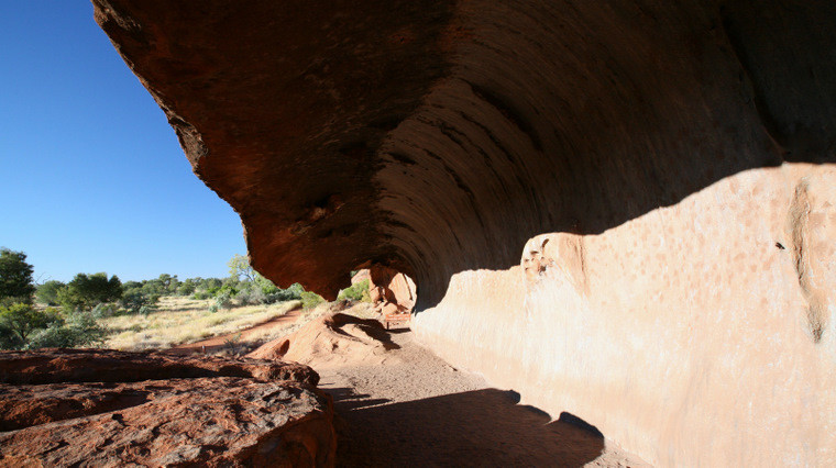 U podstawy Ayers Rock (Uluru)