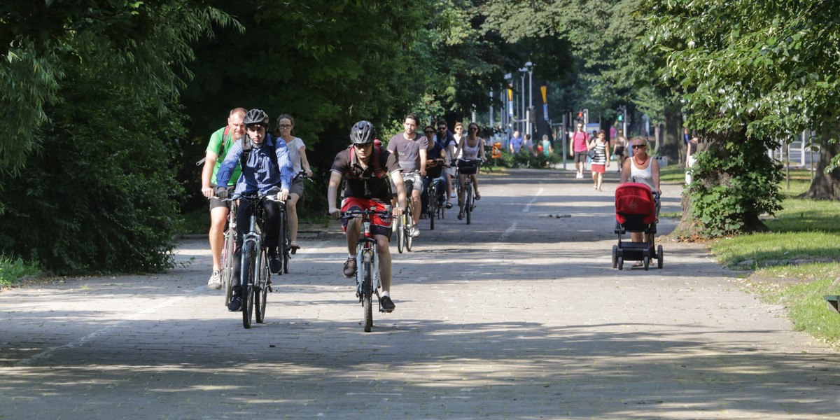 Ścieżki rowerowe we Wrocławiu.