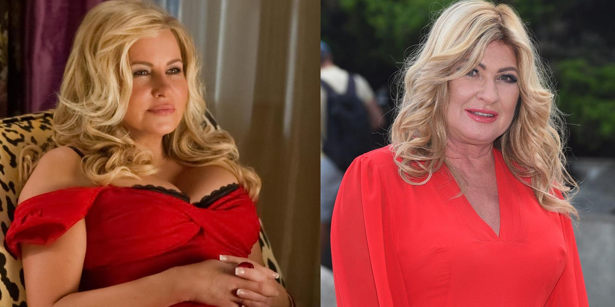 Amerykańska aktorka Jennifer Coolidge i Beata Kozidrak