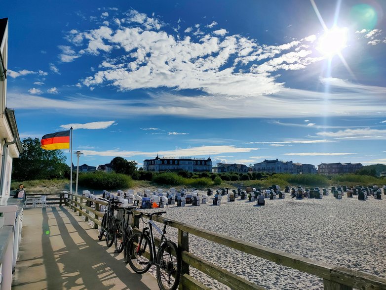 Spacer po Ahlbeck to koszt ok. 13 zł. Opłata klimatyczna jest obowiązkowa