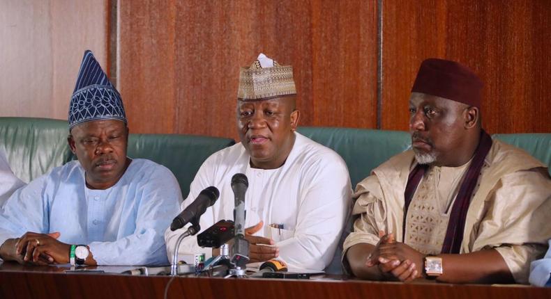 Rochas Okorocha and Ibikunle Amosun