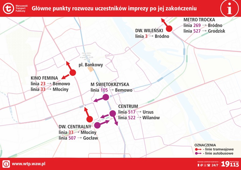 Sylwester w Warszawie - jak wrócić z imprezy?