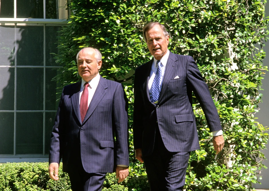 Mihail Gorbačov i Džordž Buš