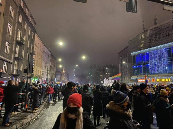 Kraków - Protesty przeciwko decyzji TK 