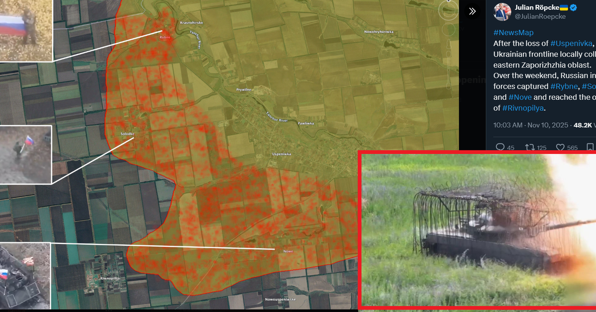 Front pękł! Rosyjskie natarcie na Gulajpole nabiera rozpędu