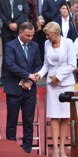 Andrzej Duda i Agata Kornhauser-Duda