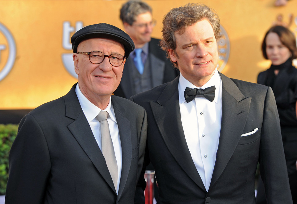 Colin Firth i Geoffrey Rush