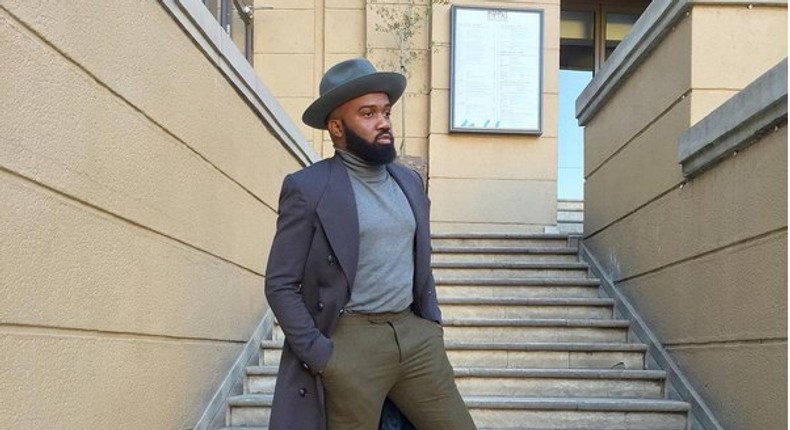 Noble Igwe in smart casual outfit 