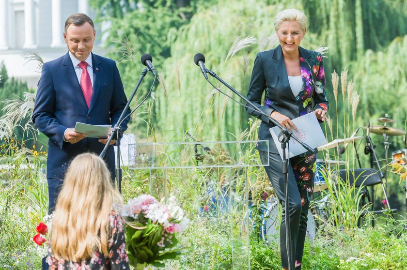 Andrzej Duda i Agata Kornhauser-Duda