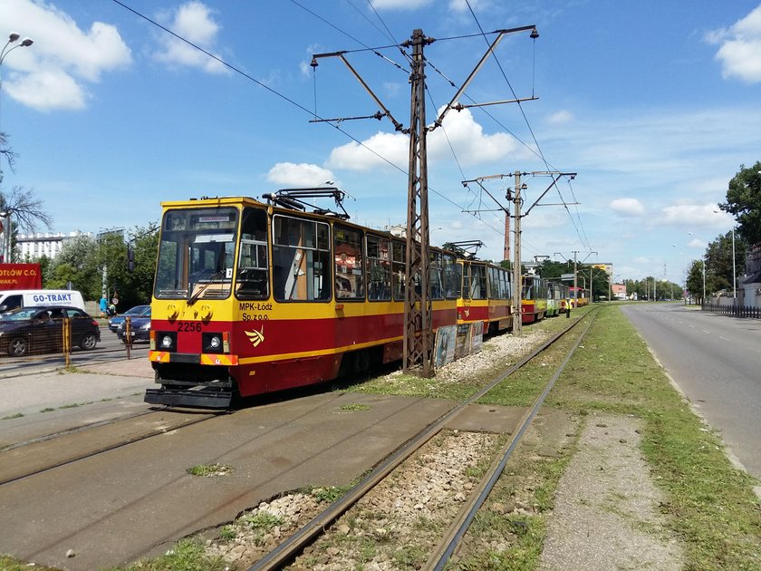 Zderzenie tramwajów w Łodzi.