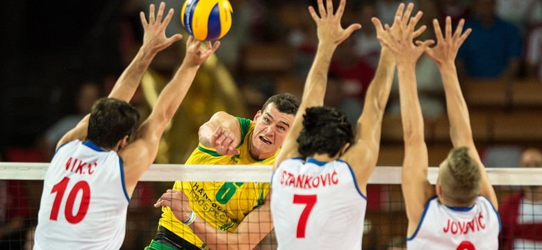 MŚ siatkarzy: Serbia straciła seta w meczu z Australią