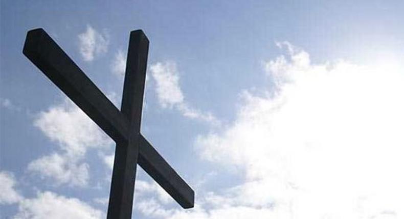 A huge cross