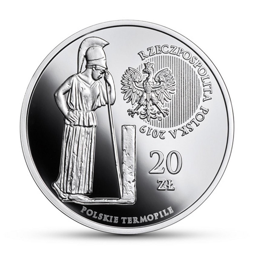"Polskie Termopile - Wizna" - moneta NBP - awers