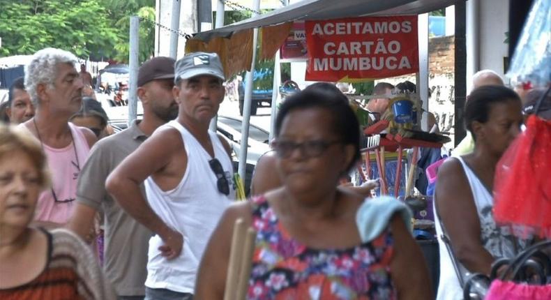 This shop in Marica accepts the Mumbaca currency in which universal incomes are paid