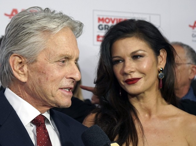 Catherine Zeta-Jones i Michael Douglas